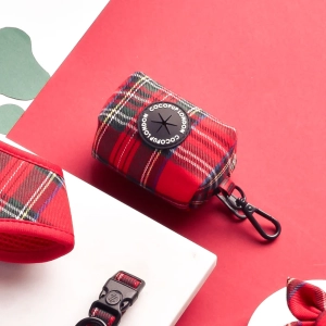 Cocopup London - Poop Bag Holder - Tartan