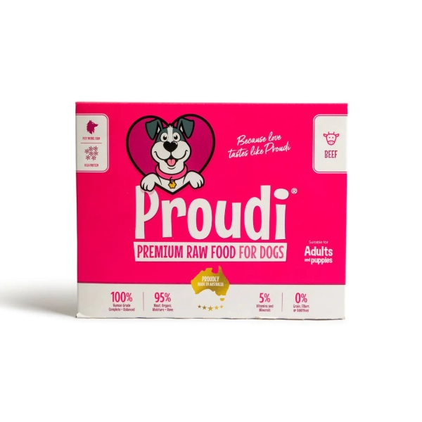 Proudi - Super Premium Raw Food for Dogs - Beef - Image 2