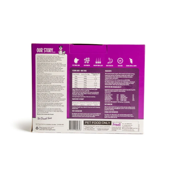 Proudi - Super Premium Raw Food for Dogs - Kangaroo & Beef - Image 3