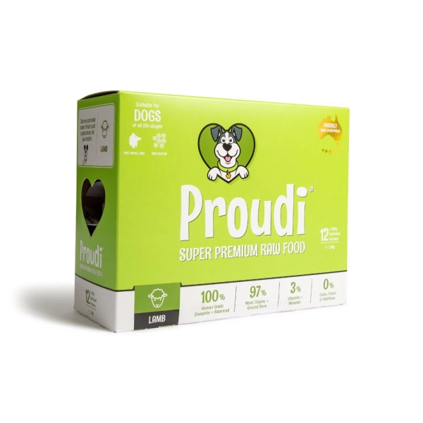 Proudi - Super Premium Raw Food for Dogs - Lamb - Image 2