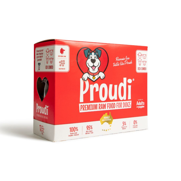 Proudi - Super Premium Raw Food for Dogs - Red Combo - Image 2