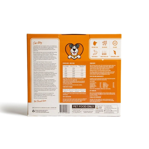 Proudi - Super Premium Raw Food for Dogs - Turkey & Chicken - Image 4