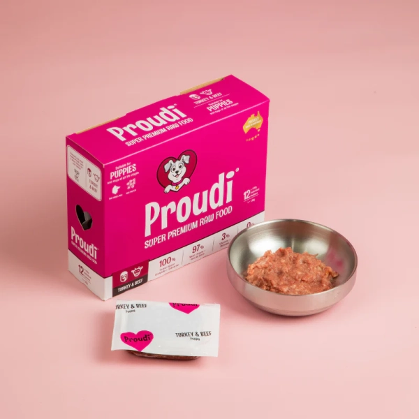 Proudi - Super Premium Raw Food for Puppies - Turkey & Beef - Image 2