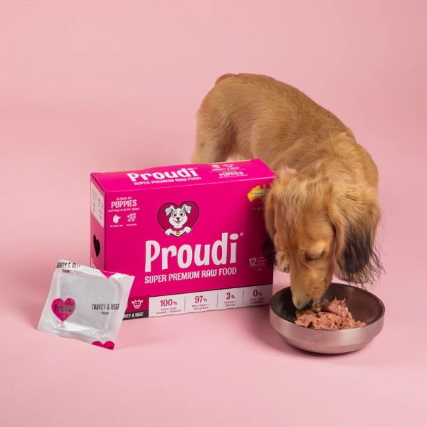 Proudi - Super Premium Raw Food for Puppies - Turkey & Beef - Image 3