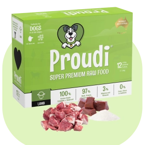 Proudi - Super Premium Raw Food for Dogs - Lamb