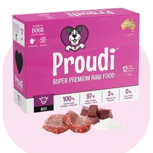 Proudi - Super Premium Raw Food for Dogs - Beef