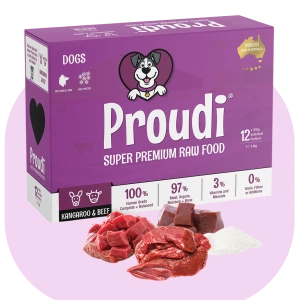 Proudi - Super Premium Raw Food for Dogs - Kangaroo & Beef