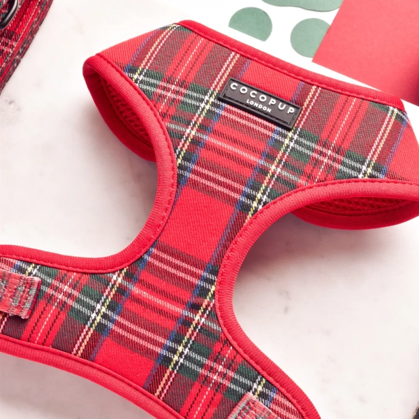 Cocopup London - Adjustable Neck Harness - Tartan - Image 3
