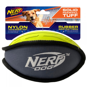 NERF DOG - Rubber/Nylon Plush Football
