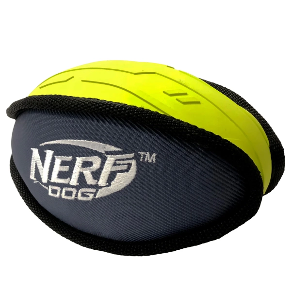 NERF DOG - Rubber/Nylon Plush Football - Image 3