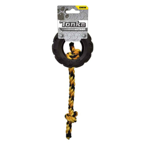 Tonka - Mighty Chomp Tyre with Rope