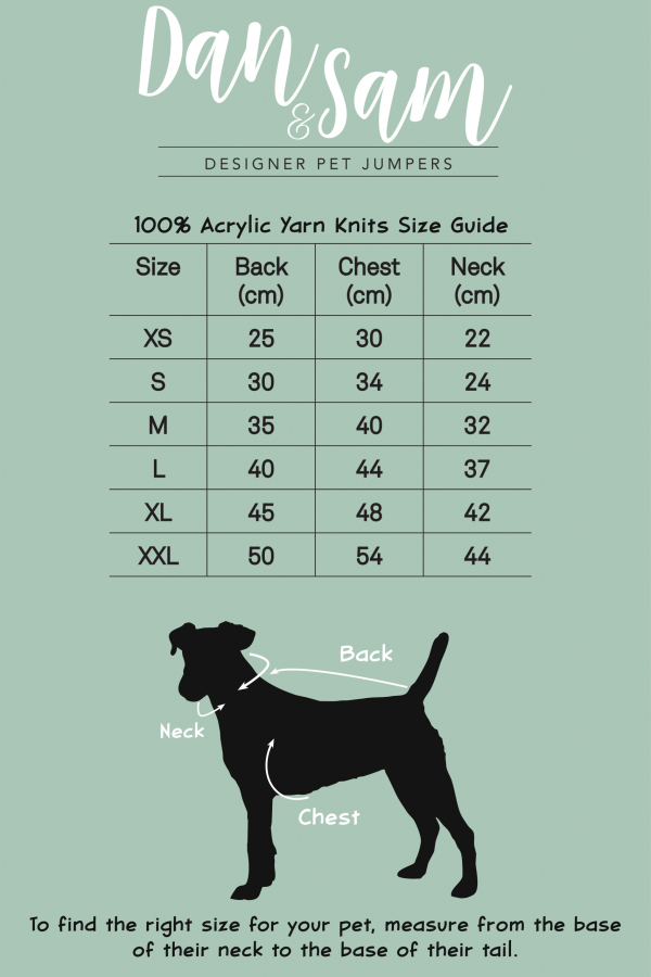 Dan & Sam - Dog Jumper - Grey Kisses - Image 2